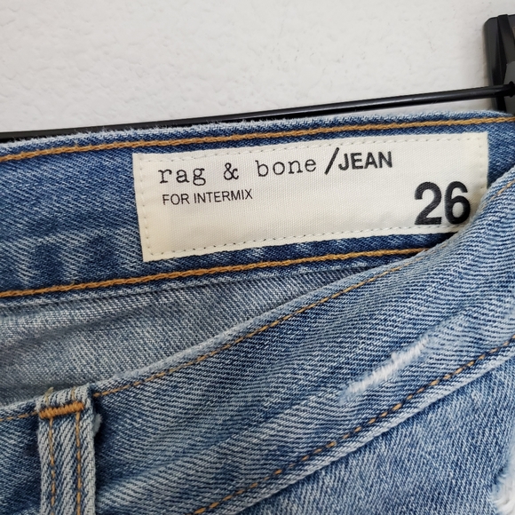 πSOLD Rag & Bone Distressed Boyfriend Jeans in 26 - Picture 13 of 14